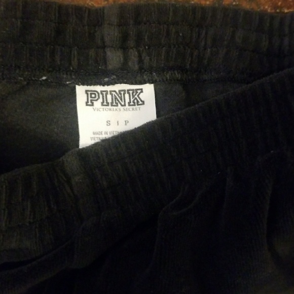 Black & gold VS PINK sequin tracksuit pants Small - Picture 3 of 4